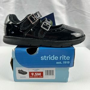 Stride Rite Girls SRT Cordaline Mary Jane Flat Black 9.5M